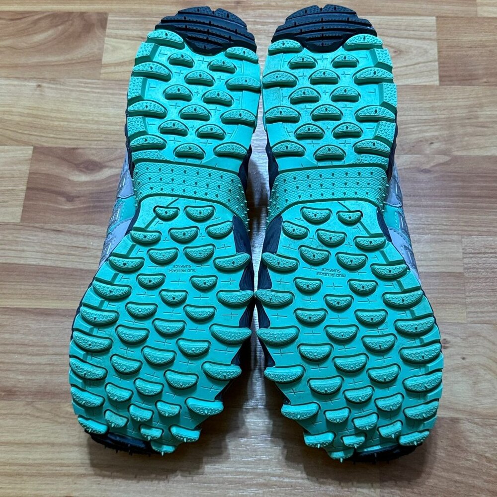 * SOLD * Adidas Womens Thrasher 2 Trail Running Shoes Size 9 Gray Teal - Picture 10 of 10